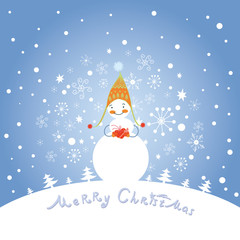 Christmas and New Year's Greeting card