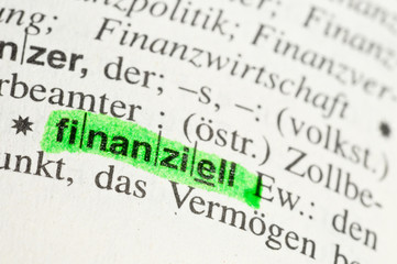 Fototapeta premium finanziell