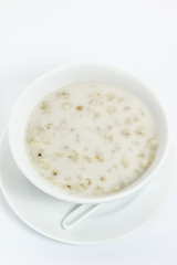 Thai rich nutrition dessert, millet with coconut milk