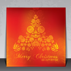 Ethnic decorative Christmas card