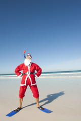 Santa Claus Christmas Beach Holiday II