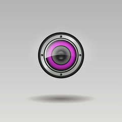Sound loud speaker icon