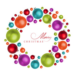 Elegant Christmas wreath