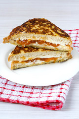 Poor knight jam and cream sandwich