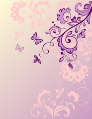 Beautiful wedding invitation