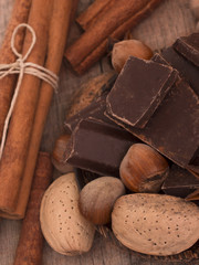 chocolate with nuts