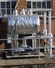 Condensate pumping set
