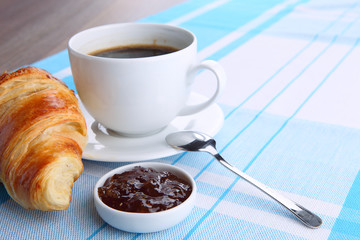 coffee and croissant