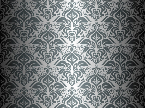 silver & black wallpaper background