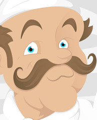 Cook - Cartoon Character - Vector Illustration