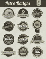 Retro Badges