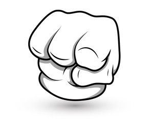 Fototapeta premium Cartoon Punch- Vector Illustration