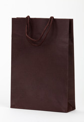 Brown shopping bag.