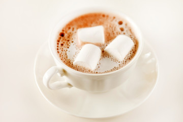 Hot chocolate with marshmallows