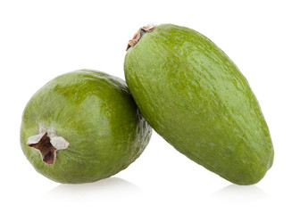 feijoa isolated on white