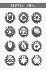 flowers icons