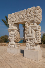Fototapeta na wymiar The Gate of Faith - Jaffa Tel Aviv - Israel