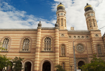 Fototapeta na wymiar Wielka Synagoga w Budapeszcie (Węgry)