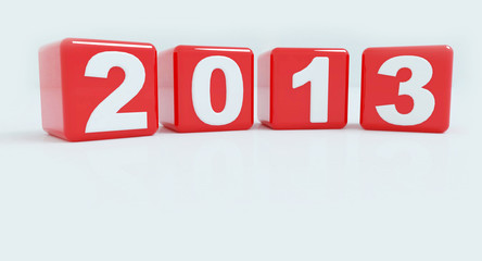 2013 in red cube