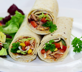 Wraps, Gemüse