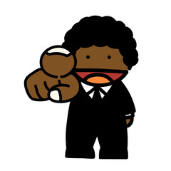 Hand-draw business people cartoon.