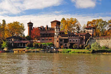 Fototapeta premium BORGO MEDIEVALE, PARCO DEL VALENTINO. TORINO