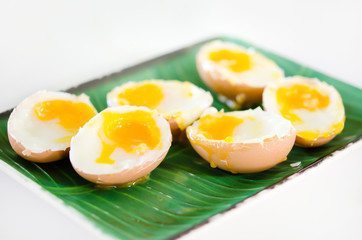 boiled eggs
