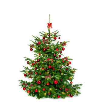 geschm&uuml;ckter weihnachtsbaum