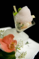 entrée de fruits de mer