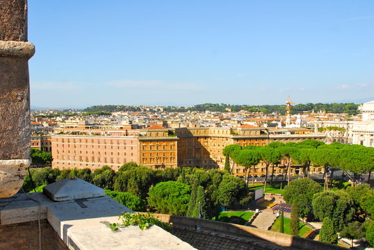vue  de rome