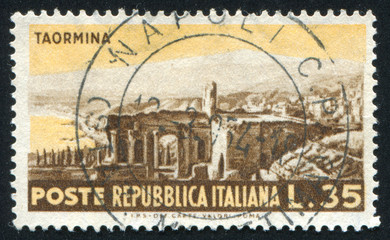 Roman ruins in Taormins