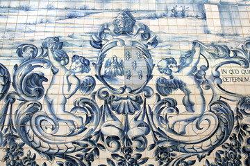Azulejo in Porto, Portugal
