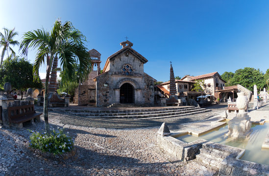 Old village in Dominican Republic (Altos de Chavon).Taken with a