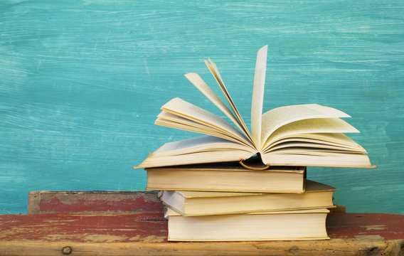 opened book