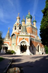 Fototapeta na wymiar Orthodoxe Russe Katedra Saint Nicolas w Nicea