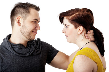 Fototapeta premium Tenderness and affection between husband and wife