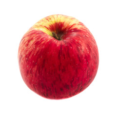 Красное яблоко изолированное на белом