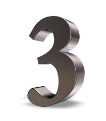 metal number three