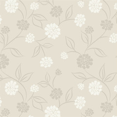 Seamless wallpaper with asters