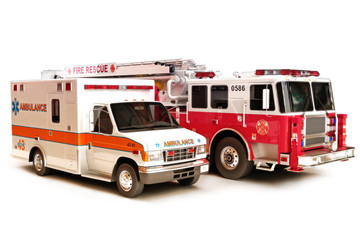 Fire truck and Ambulance © Digital Storm