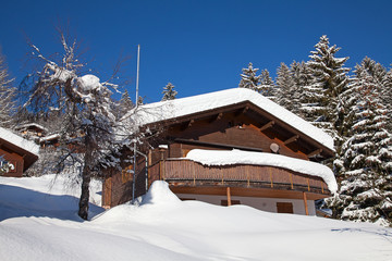 Winter in alps