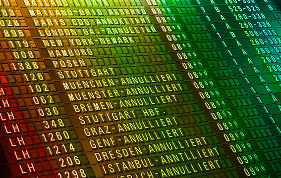 Airport timeboard