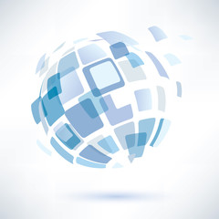 abstract globe symbol, business concept