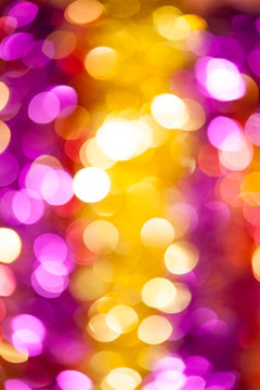 yellow and red bokeh background