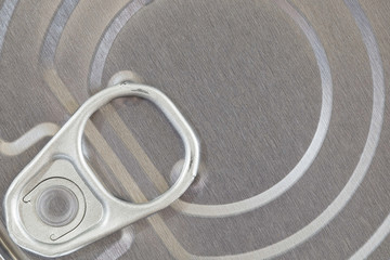 can on a white background