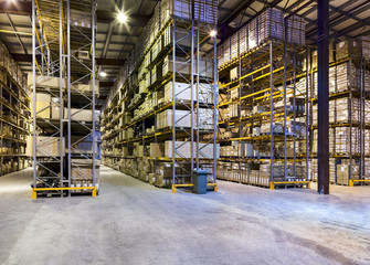 New and modern warehouse