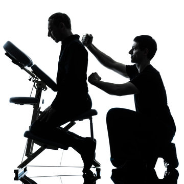 recommend clip art: back massage therapy with chair