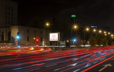 Fototapeta premium Madrid at night