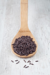 Decorative chocolate sticks