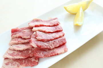 korean cuisine, raw Beef karube BBQ